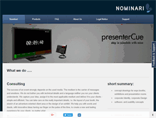Tablet Screenshot of nominari.com